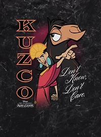 Disney The Emperor's New Groove Kuzco Spirit Don't Know Care Mineral Wash T-Shirt