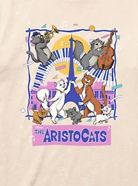 Disney The Aristocats Cat Jazz Music Mineral Wash T-Shirt