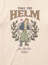 Disney Treasure Planet Take The Helm Jim Hawkins Mineral Wash T-Shirt