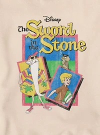 Disney The Sword Stone Archimedes, Arthur And Merlin Beach Vibes Sweatshirt