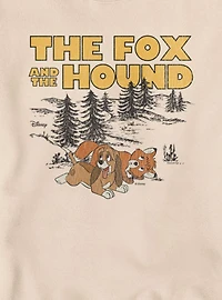 Disney The Fox And Hound Playful Tod Copper Sweatshirt