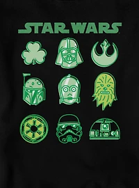 Star Wars St. Patrick's Lucky Character Icons Sweatshirt