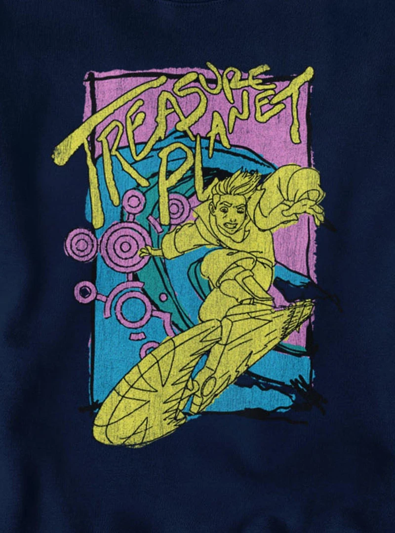Disney Treasure Planet Jim Hawkins Surfing Sweatshirt
