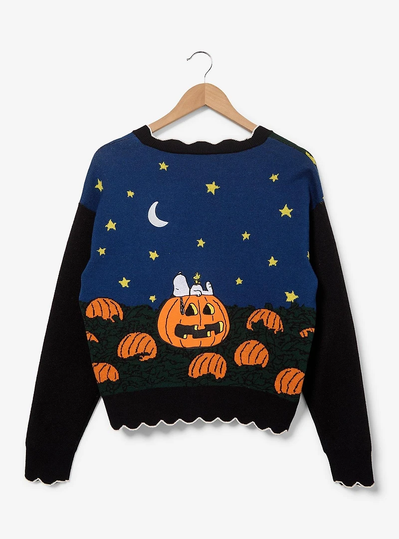 Peanuts The Great Pumpkin Women's Plus Glow-in-the-Dark Cardigan - BoxLunch Exclusive