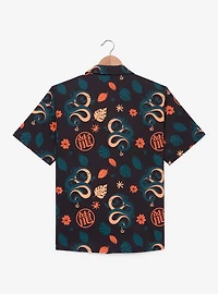 Dragon Ball Z Shenron Tropical Over Print Woven Button-Up - BoxLunch Exclusive