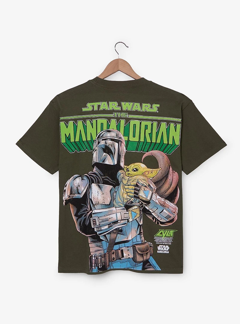 Star Wars The Mandalorian Grogu & Mando T-Shirt - BoxLunch Exclusive