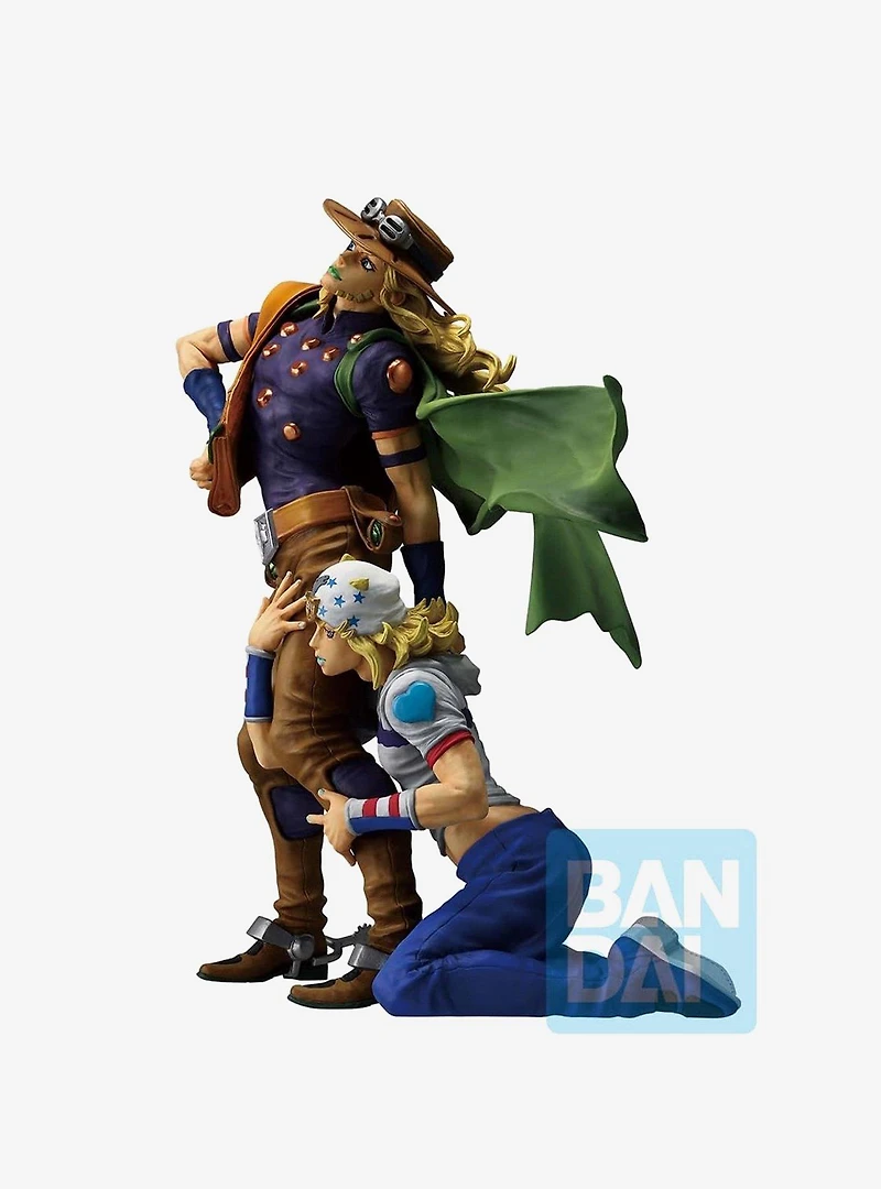 JoJo's Bizarre Adventure Masterlise Ichibansho Johnny Joestar & Gyro Zeppeli (The Gathering of Stars) Figure