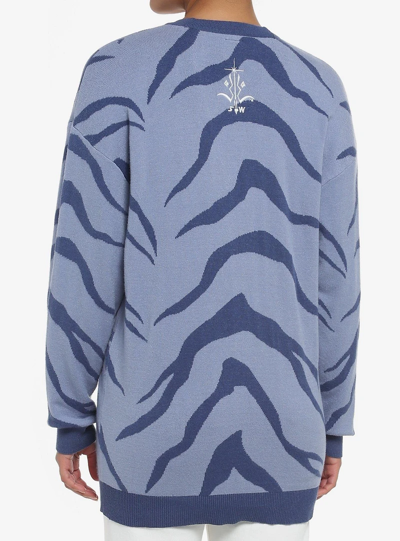 Star Wars Ahsoka Lekku Pattern Women's Cardigan