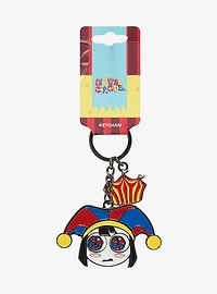 The Amazing Digital Circus Pomni Sliding Eyes Keychain - BoxLunch Exclusive