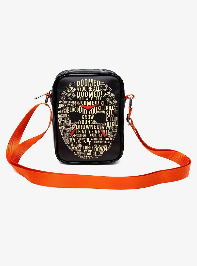 Friday The 13th Jason Hockey Mask Crossbody Backpack
