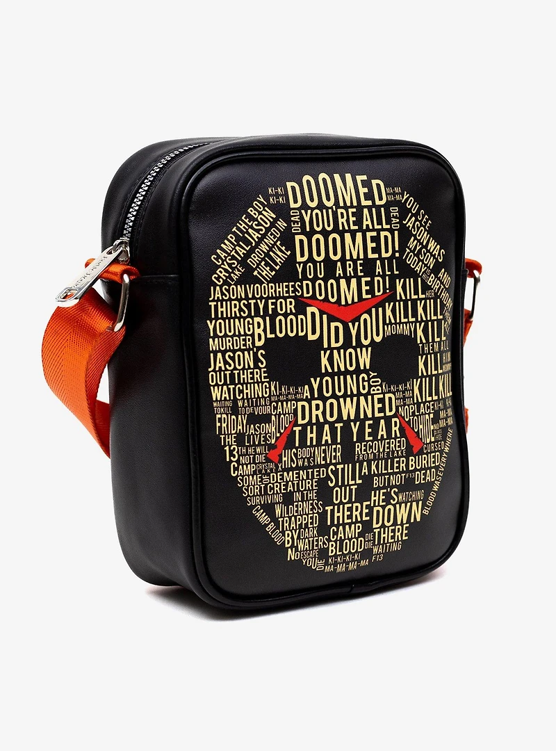 Friday The 13th Jason Hockey Mask Crossbody Backpack