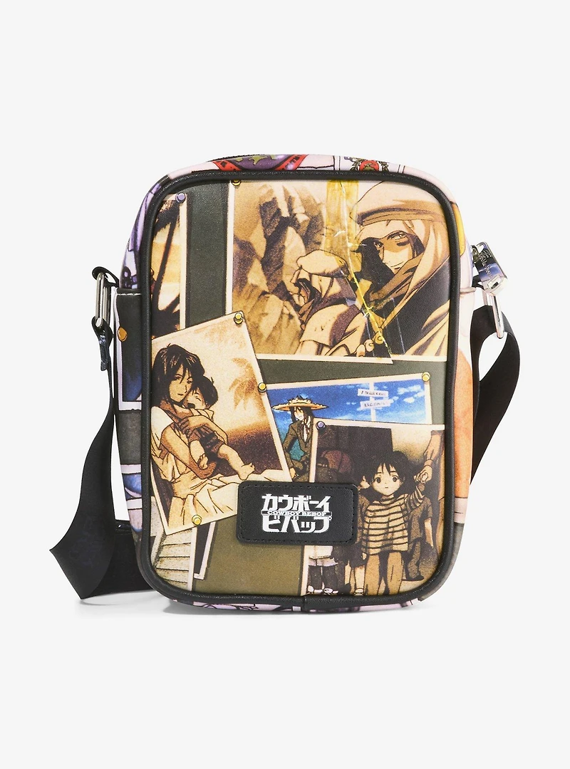 Cowboy Bebop Faye & Spike Pose With Scenes Crossbody Bag