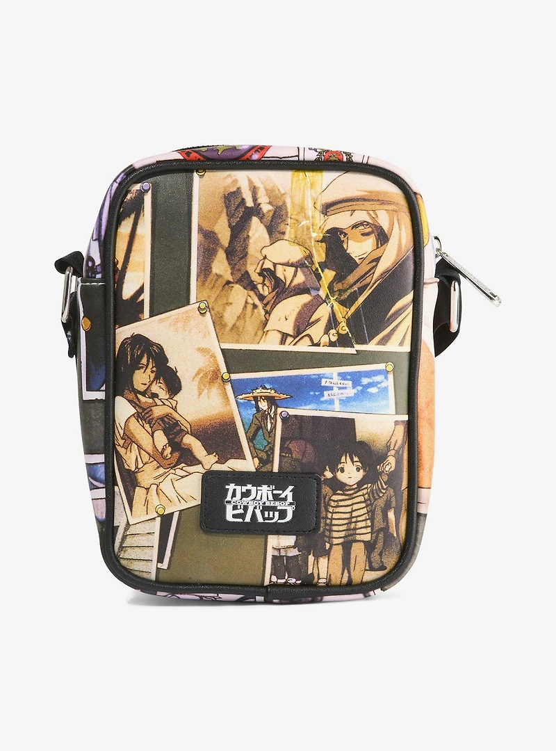 Cowboy Bebop Faye & Spike Pose With Scenes Crossbody Bag