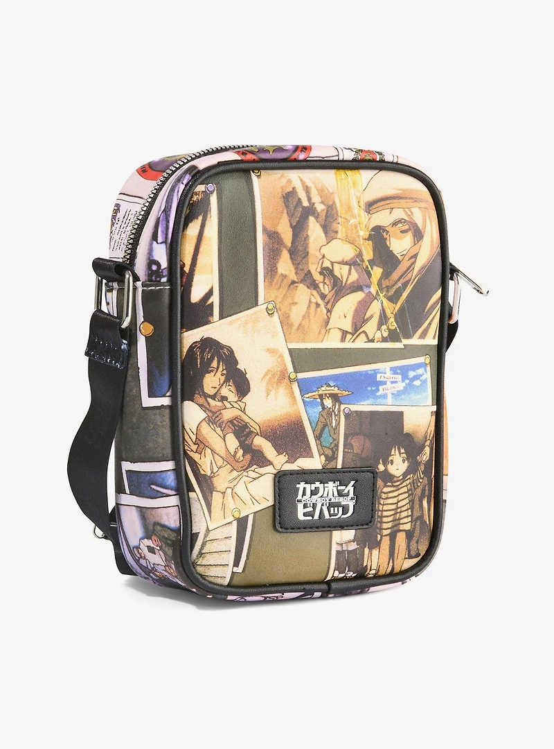 Cowboy Bebop Faye & Spike Pose With Scenes Crossbody Bag