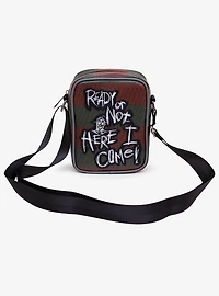 A Nightmare On Elm Street Freddy Quote Scribbles Crossbody Bag