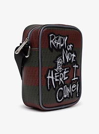 A Nightmare On Elm Street Freddy Quote Scribbles Crossbody Bag