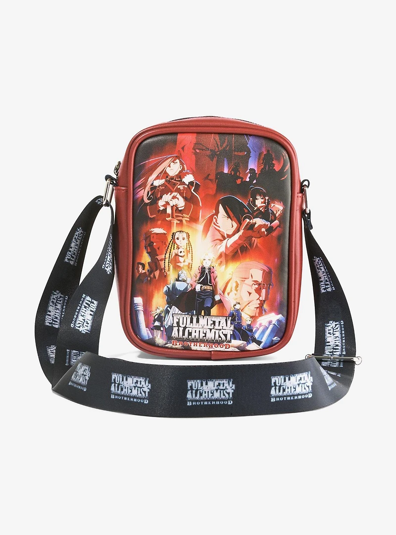 Fullmetal Alchemist Brotherhood Elric Brothers Pose & Scene Crossbody Bag