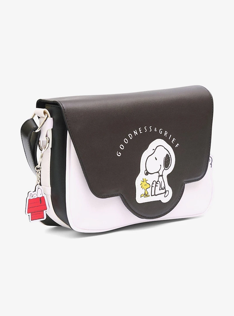 Peanuts Woodstock & Snoopy Goodness & Grief Fold Over Crossbody Bag