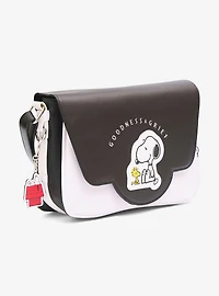 Peanuts Woodstock & Snoopy Goodness & Grief Fold Over Crossbody Bag