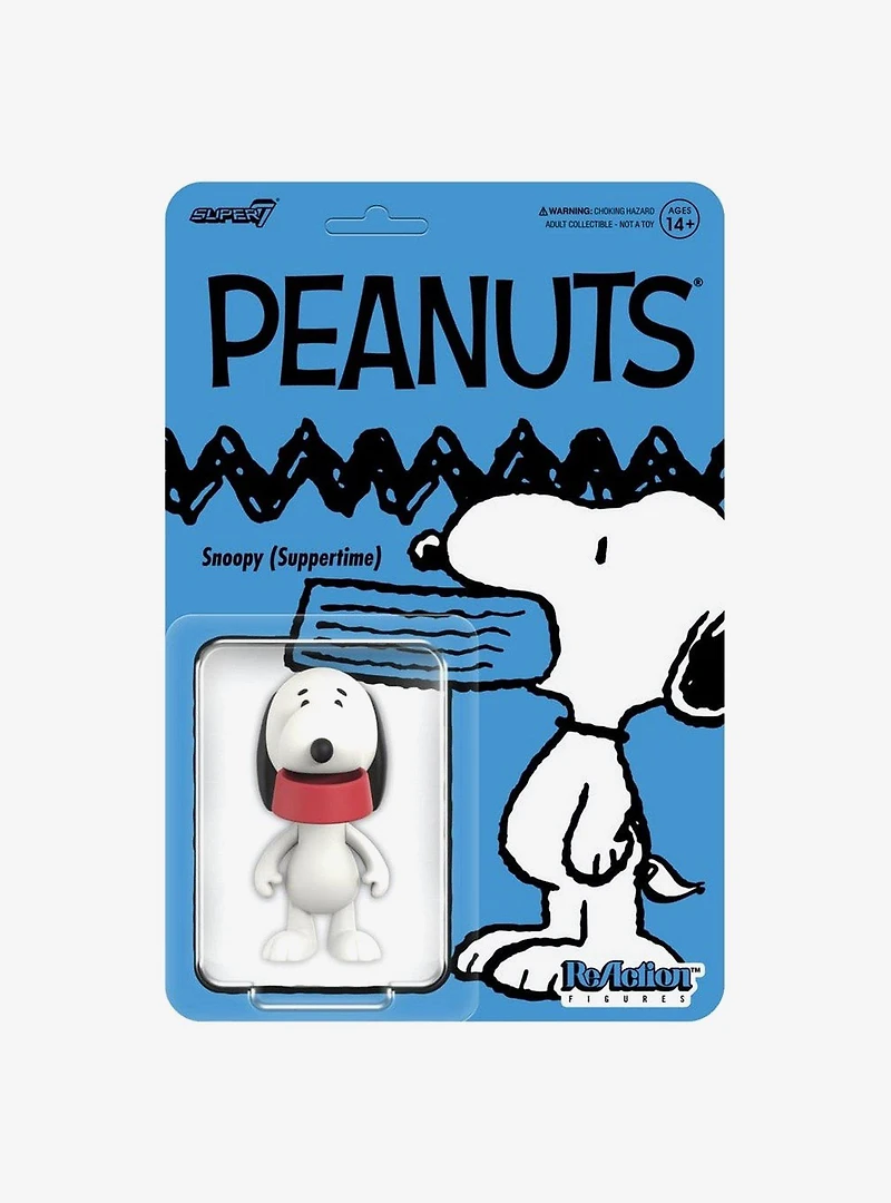 Super7 Peanuts ReAction Snoopy (Suppertime) Figure