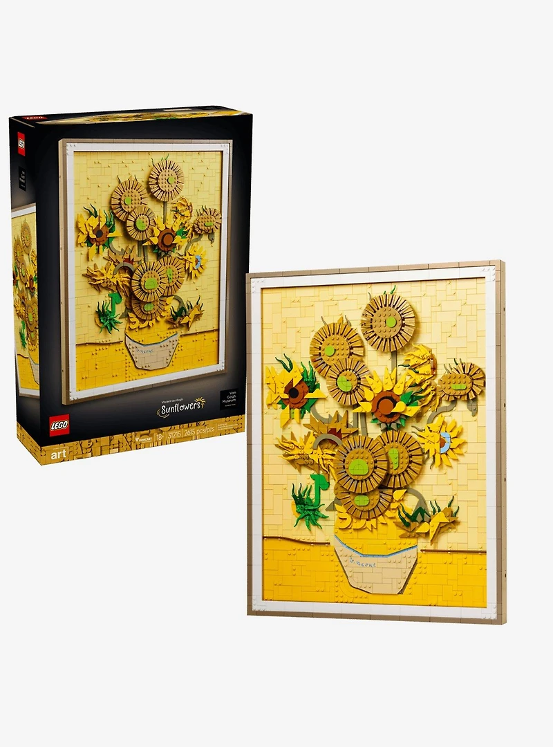 Lego Van Gogh Sunflowers Build Set
