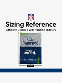NFL Super Bowl 2026 Seattle Seahawks Champs Ferry Tapestry