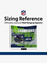 NFL Super Bowl 2026 Seattle Seahawks Champs Lombard Wall Hanging