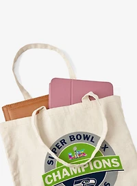 NFL Super Bowl 2026 Seattle Seahawks Champs Mission Tote Bag
