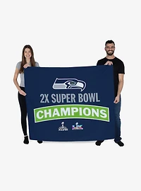 NFL Super Bowl 2026 Seattle Seahawks Multi Champs Grind Wall Hanging