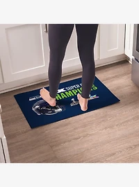 NFL Super Bowl 2026 Seattle Seahawks Multi Champs Rush Washable Rug