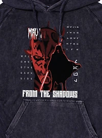 Star Wars: Maul Shadow Lord From The Shadows Welcome Mineral Wash Hoodie Box Lunch Exclusive
