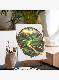The Lord of the Rings Road To The Shire Paint By Numbers Kit