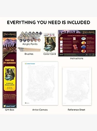 The Lord of the Rings Echoes of Middle-earth Paint By Numbers Kit