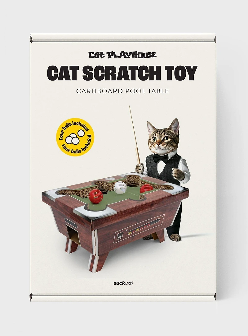 Cat Playhouse Cardboard Pool Table Cat Scratch Toy