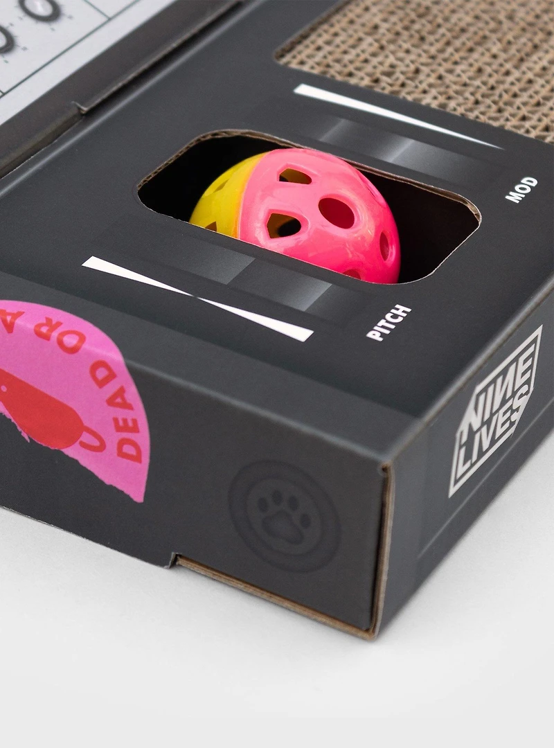 Cat Playhouse Cardboard Synthesiser Scratch Toy