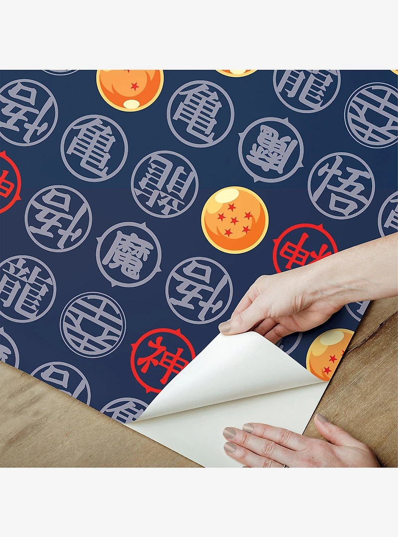 Dragon Ball Z Symbols Blue Wallpaper