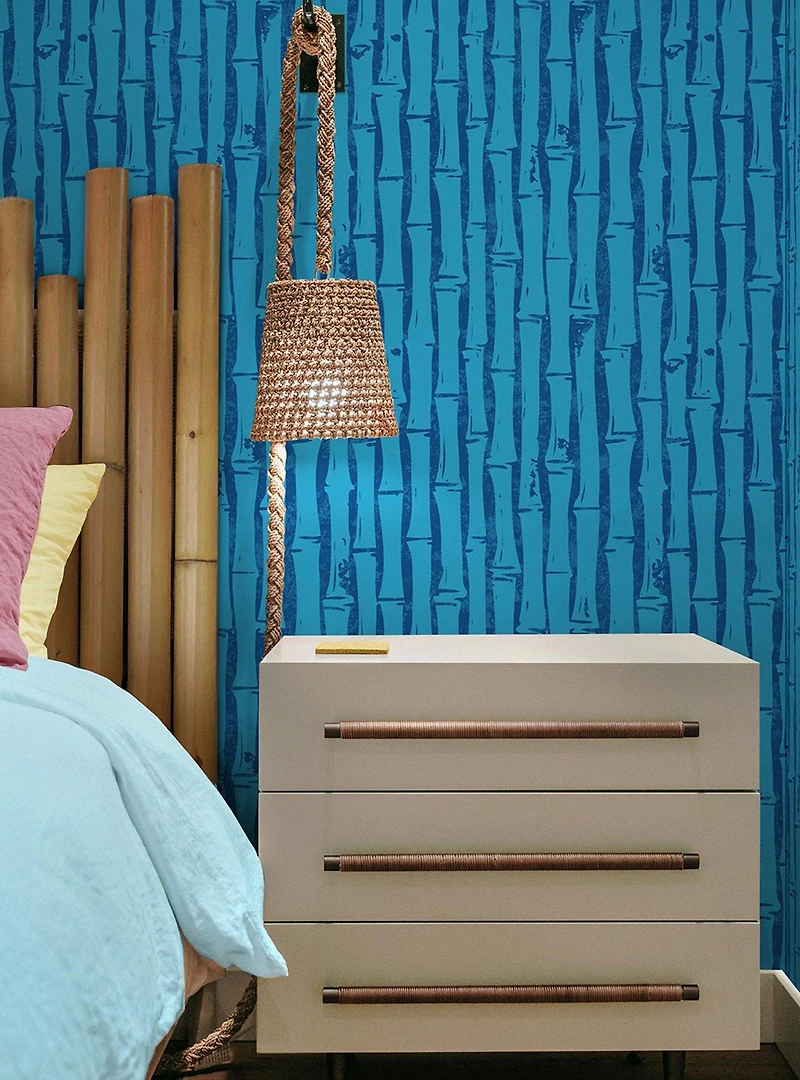 SpongeBob SquarePants Bamboo Blue Wallpaper