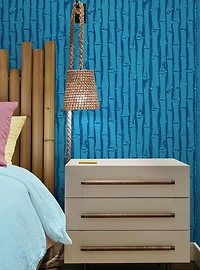 SpongeBob SquarePants Bamboo Blue Wallpaper