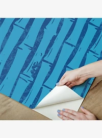 SpongeBob SquarePants Bamboo Blue Wallpaper