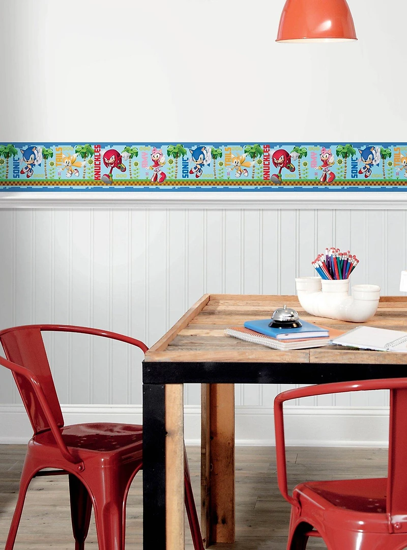 Sonic The Hedgehog Green Hill Characters Border Decal