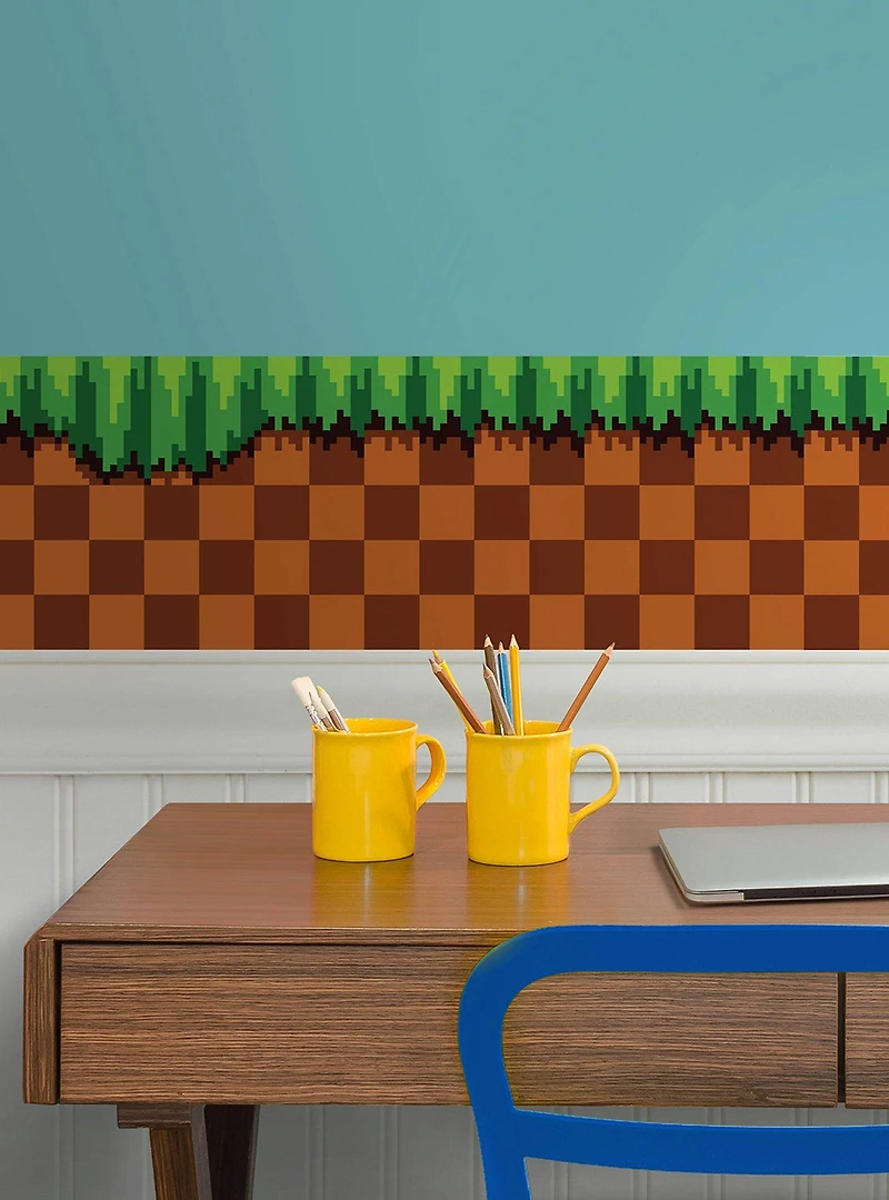 Sonic The Hedgehog Green Hill Border Decal