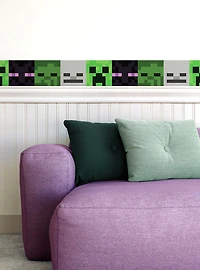 Minecraft Hostile Mobs Border Decal