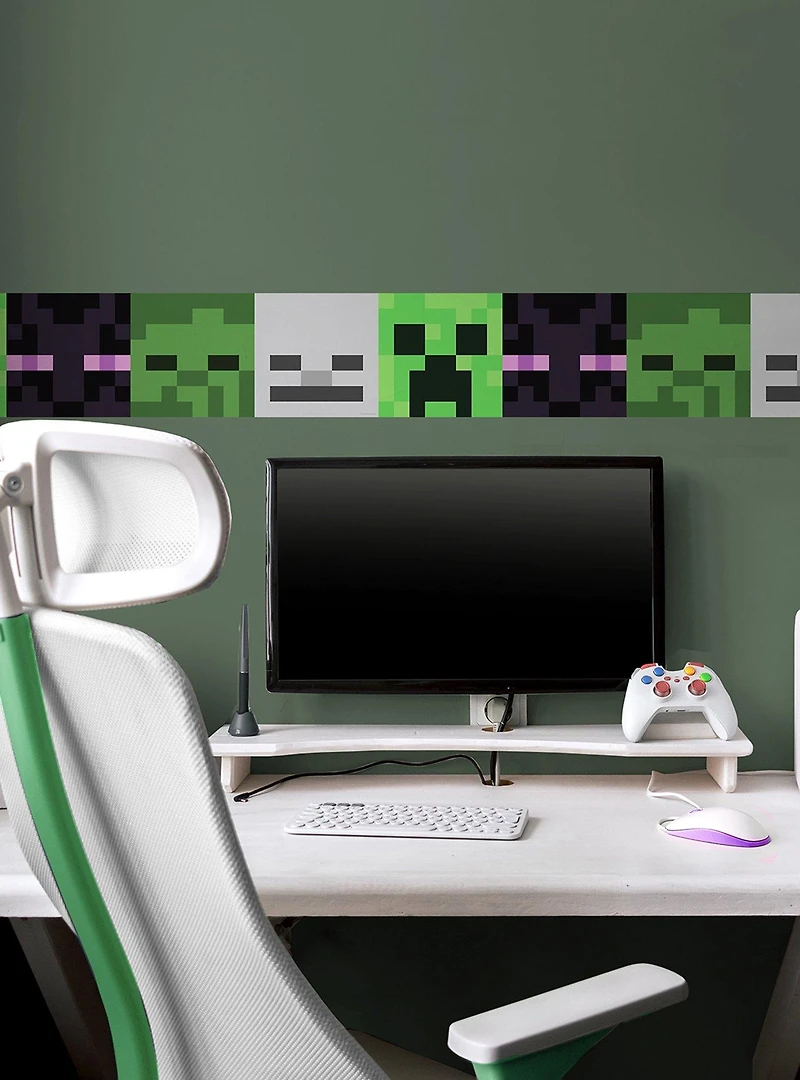 Minecraft Hostile Mobs Border Decal