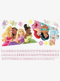 Disney Princesses Giant Wall Decal With Alphabet