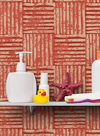 SpongeBob SquarePants Bikini Bottom Bedroom Orange Wallpaper