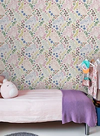 My Little Pony Retro Floral Cream Wallpaper