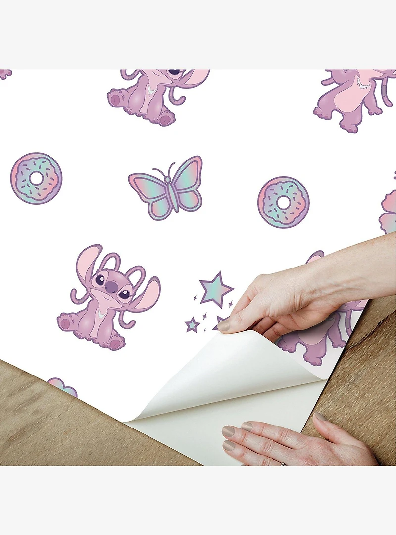 Disney Lilo & Stitch Angel Pink Wallpaper