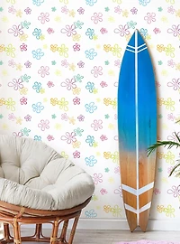 SpongeBob SquarePants Floral White Wallpaper