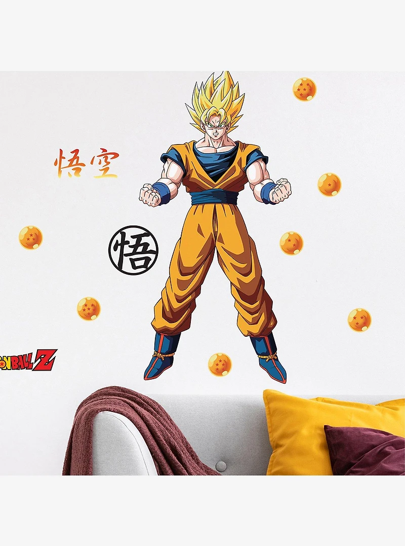 Dragon Ball Z Goku Character Wall Decals