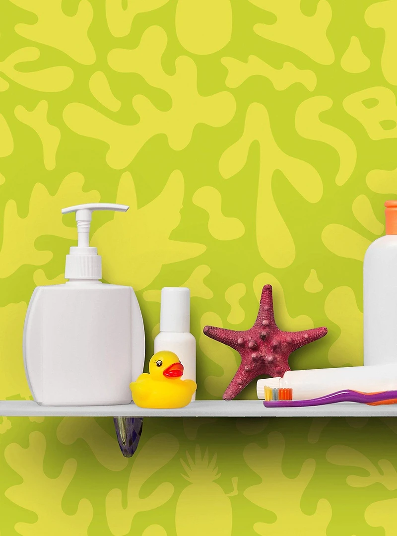 SpongeBob SquarePants Underwater Yellow Wallpaper